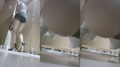 【厕拍】全景酒吧 后拍好质量全是雪白翘臀 小姐姐尿尿 大饱眼福（1） (4)